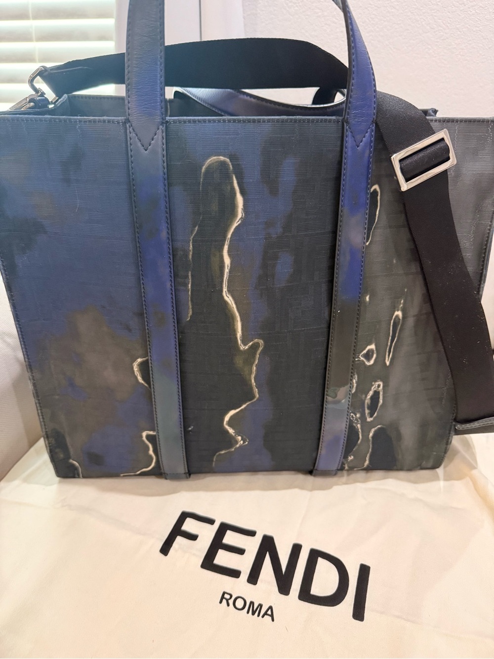 Fendi Sunset Jacquard Tote Bag
